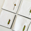 Load image into Gallery viewer, Martini Olive Cocktail Napkins
