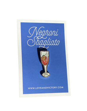Negroni Sbagliato Pins from Love & Victory
